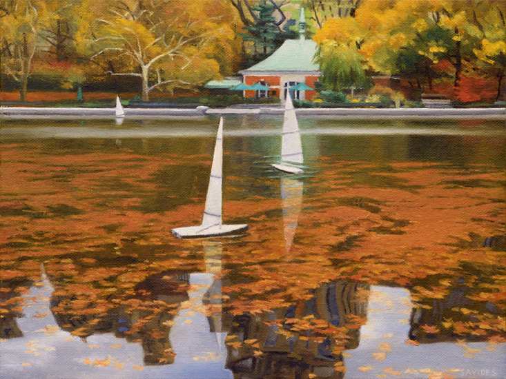 Three Boats on Conservatory Water